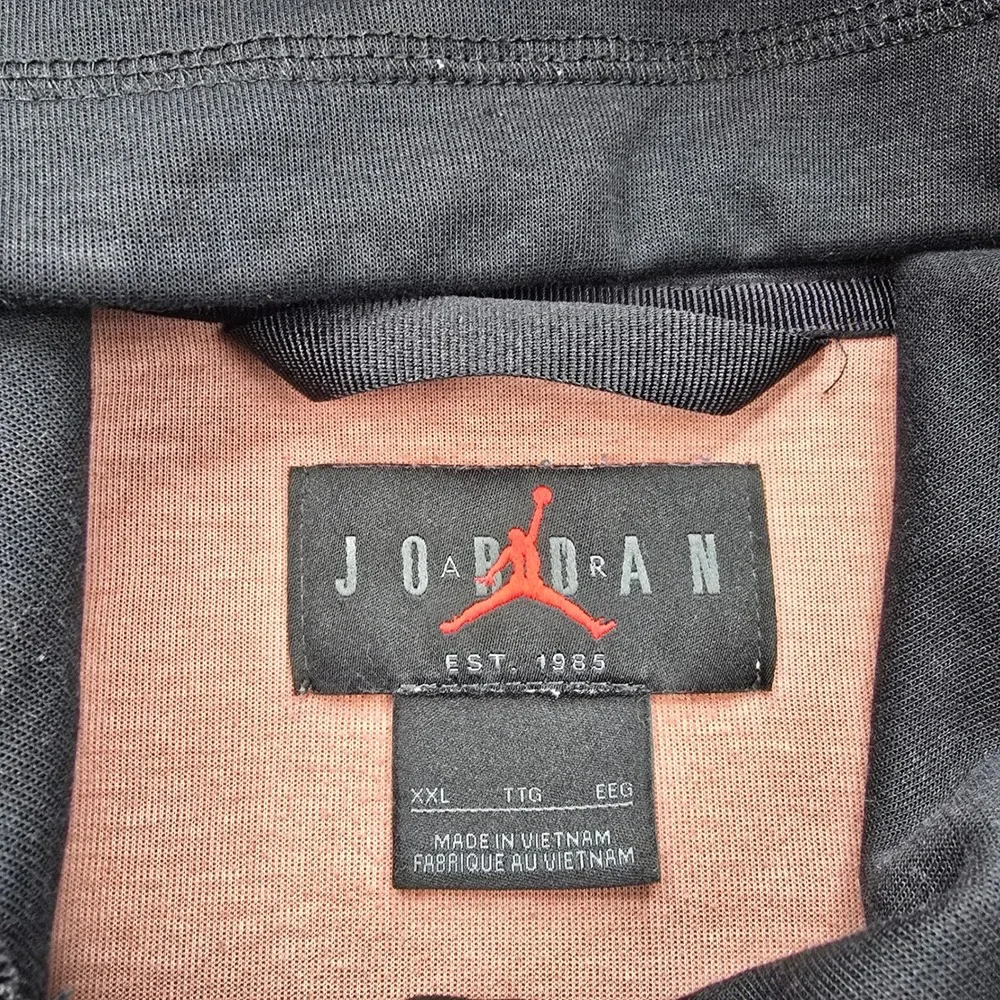 Nike Air Jordan Hoodie Jacket Mens 2XL Coral Pink Black Full Zip Tech DJ0875-668